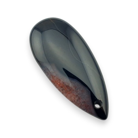 Agat kaboszon z dziurką 41x19 mm nr 165 Agat kaboszon z dziurką 41x19 mm nr 165