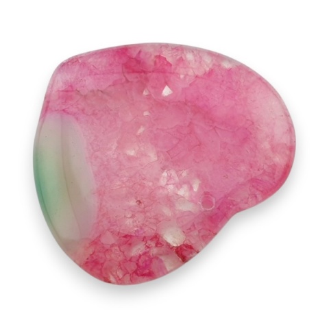 Agate cabochon with mounting hole 41x37 mm no 228 Agate cabochon with mounting hole 41x37 mm no 228