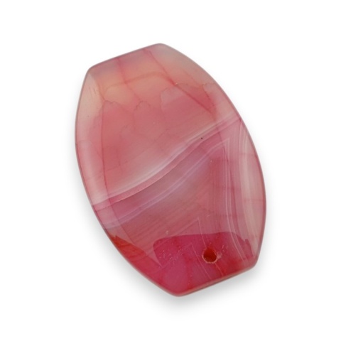 Agat kaboszon z dziurką 42x28 mm nr 208 Agat kaboszon z dziurką 42x28 mm nr 208