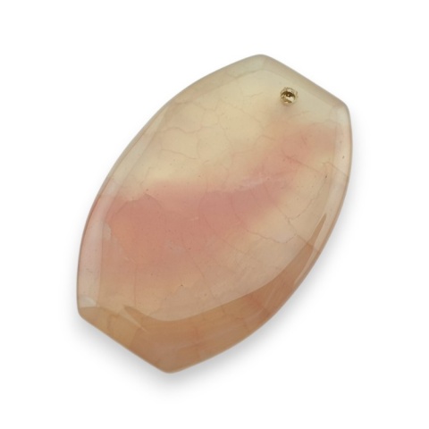 Agat kaboszon z dziurką 42x28 mm nr 241