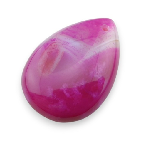 Agate cabochon with mounting hole 42x30 mm no 209