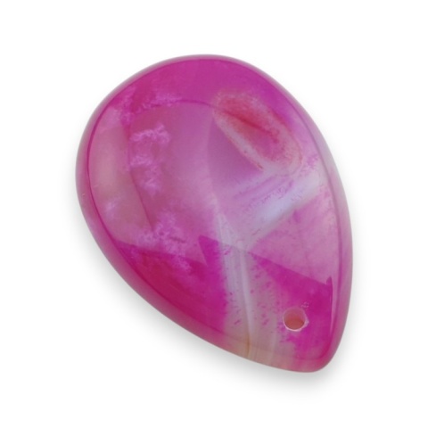 Agate cabochon with mounting hole 42x30 mm no 209