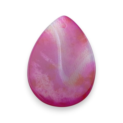 Agate cabochon with mounting hole 42x30 mm no 209