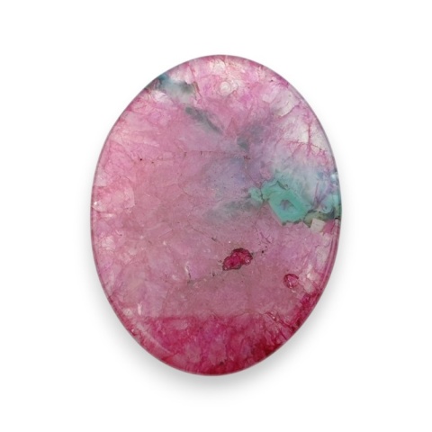 Agat kaboszon z dziurką 42x32 mm nr 234 Agat kaboszon z dziurką 42x32 mm nr 234