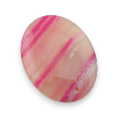 Agat kaboszon z dziurką 43x33 mm nr 210 Agat kaboszon z dziurką 43x33 mm nr 210