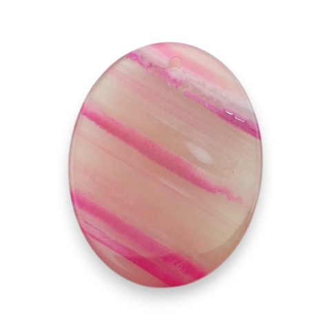 Agat kaboszon z dziurką 43x33 mm nr 210 Agat kaboszon z dziurką 43x33 mm nr 210