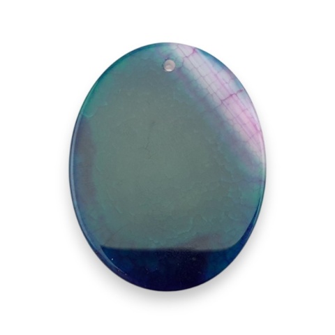 Agat kaboszon z dziurką 43x33 mm nr 247