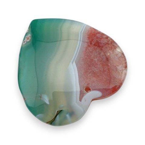 Agat kaboszon z dziurką 43x42 mm nr 232 Agat kaboszon z dziurką 43x42 mm nr 232