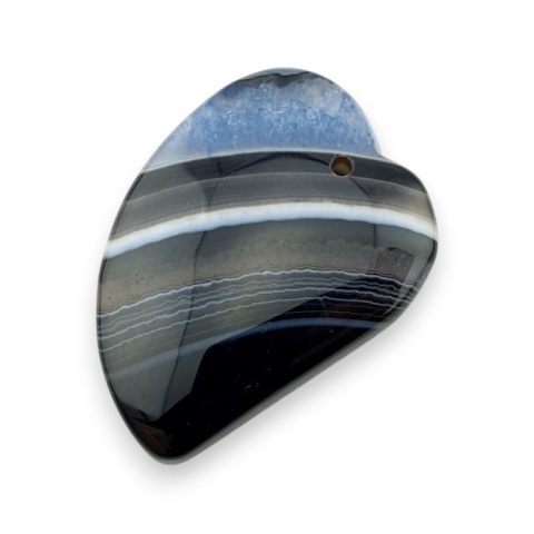Agat kaboszon z dziurką 44x31 mm nr 258 Agat kaboszon z dziurką 44x31 mm nr 258