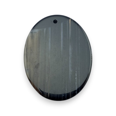 Agat kaboszon z dziurką 44x34 mm nr 225 Agat kaboszon z dziurką 44x34 mm nr 225