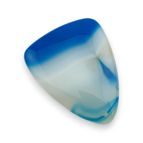 Agate cabochon with mounting hole 45x35 mm no 213 Agate cabochon with mounting hole 45x35 mm no 213
