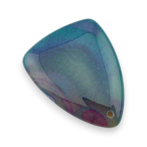 Agate cabochon with mounting hole 45x35 mm no 245 Agate cabochon with mounting hole 45x35 mm no 245