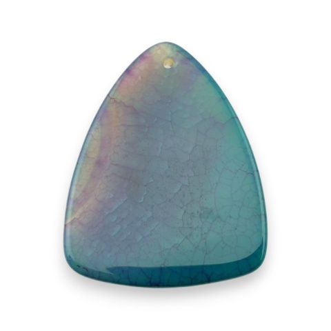 Agate cabochon with mounting hole 45x35 mm no 245 Agate cabochon with mounting hole 45x35 mm no 245