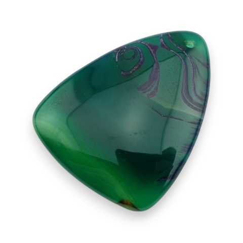 Agat kaboszon z dziurką 45x36 mm nr 248 Agat kaboszon z dziurką 45x36 mm nr 248