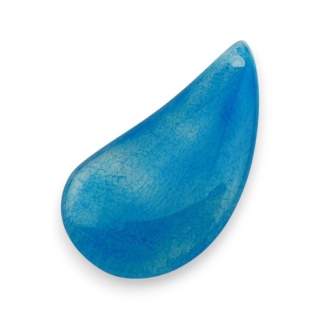 Agate cabochon with mounting hole 46x23 mm no 168