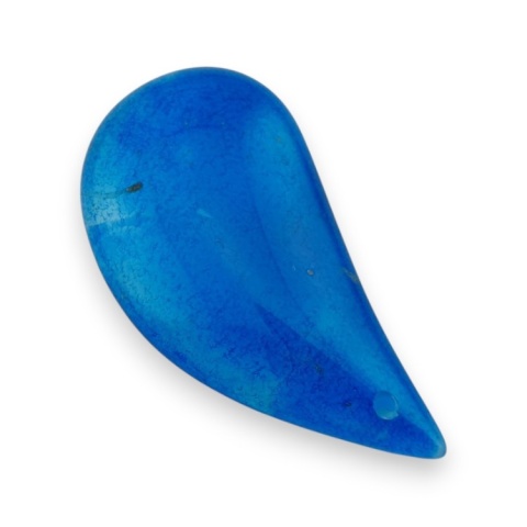 Agate cabochon with mounting hole 46x23 mm no 174