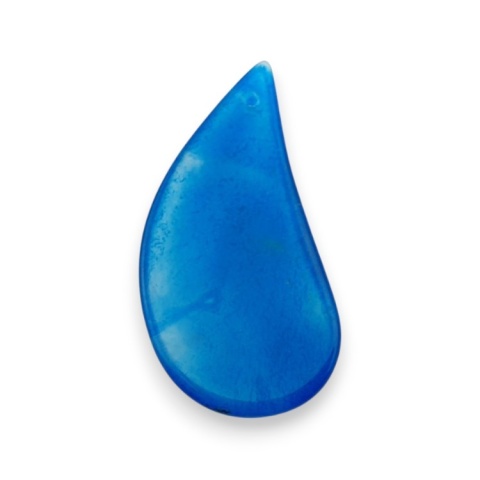 Agate cabochon with mounting hole 46x23 mm no 174