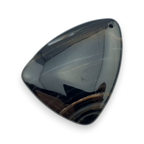 Agat kaboszon z dziurką 46x36 mm nr 224 Agat kaboszon z dziurką 46x36 mm nr 224