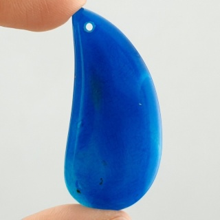 Agat kaboszon z dziurką 47x22 mm nr 172