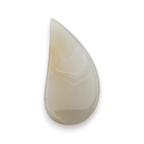Agate cabochon with mounting hole 47x23 mm no 191 Agate cabochon with mounting hole 47x23 mm no 191