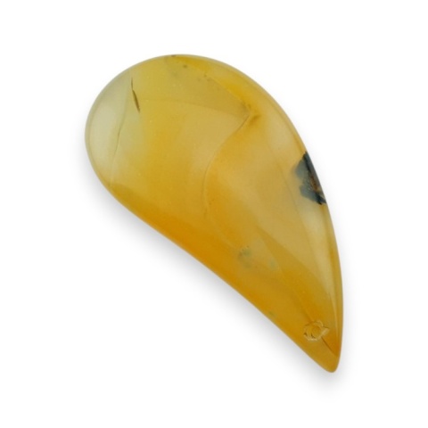 Agat kaboszon z dziurką 47x24 mm nr 184 Agat kaboszon z dziurką 47x24 mm nr 184
