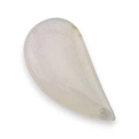 Agate cabochon with mounting hole 47x24 mm no 189 Agate cabochon with mounting hole 47x24 mm no 189