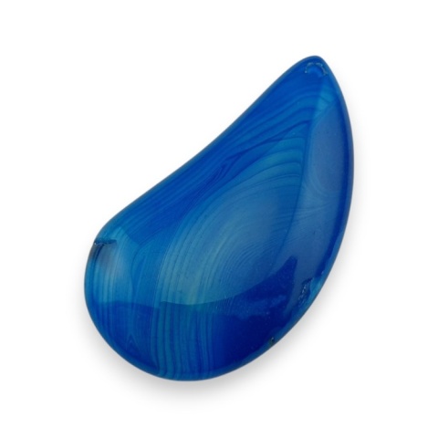 Agate cabochon with mounting hole 47x25 mm no 173 Agate cabochon with mounting hole 47x25 mm no 173