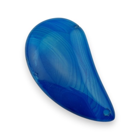 Agate cabochon with mounting hole 47x25 mm no 173 Agate cabochon with mounting hole 47x25 mm no 173