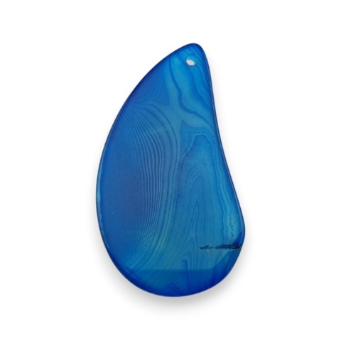 Agate cabochon with mounting hole 47x25 mm no 173 Agate cabochon with mounting hole 47x25 mm no 173