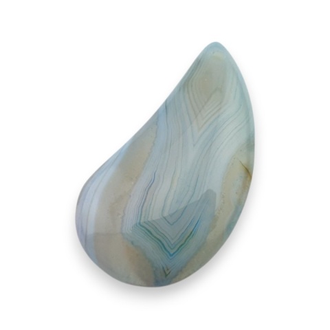 Agate cabochon with mounting hole 47x25 mm no 192 Agate cabochon with mounting hole 47x25 mm no 192
