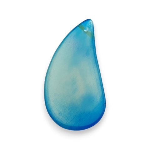 Agate cabochon with mounting hole 48x24 mm no 170