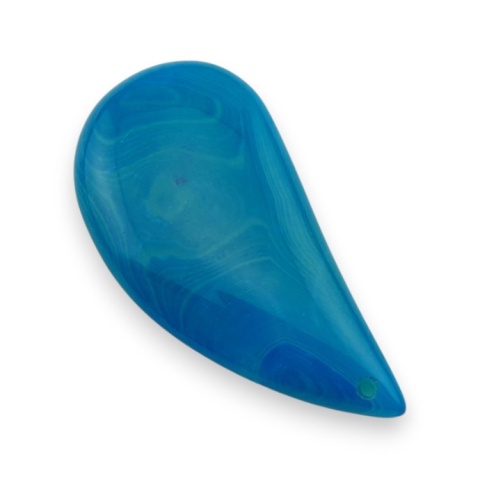 Agate cabochon with mounting hole 48x24 mm no 171 Agate cabochon with mounting hole 48x24 mm no 171