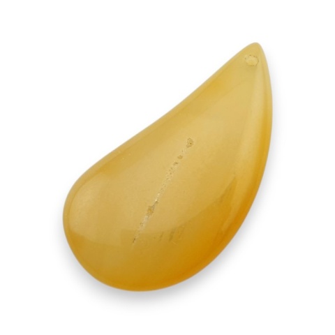 Agate cabochon with mounting hole 48x24 mm no 179