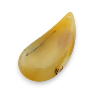 Agat kaboszon z dziurką 48x24 mm nr 180