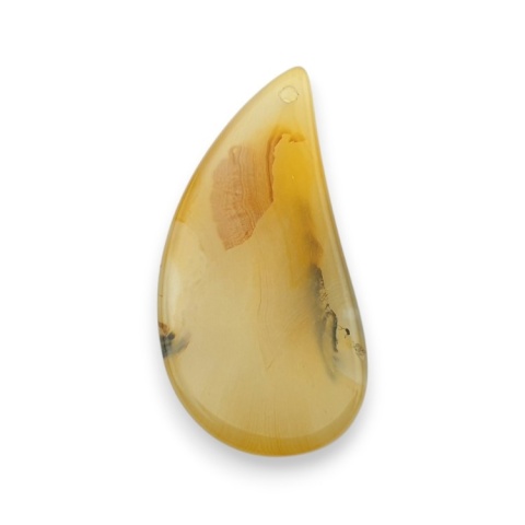 Agat kaboszon z dziurką 48x24 mm nr 180 Agat kaboszon z dziurką 48x24 mm nr 180