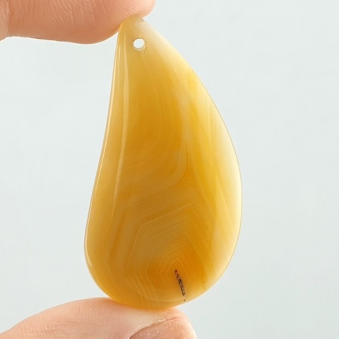 Agate cabochon with mounting hole 48x24 mm no 181 Agate cabochon with mounting hole 48x24 mm no 181