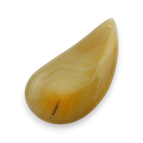 Agate cabochon with mounting hole 48x24 mm no 181 Agate cabochon with mounting hole 48x24 mm no 181