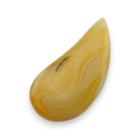 Agat kaboszon z dziurką 48x24 mm nr 185 Agat kaboszon z dziurką 48x24 mm nr 185