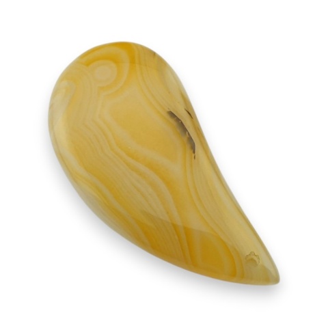Agat kaboszon z dziurką 48x24 mm nr 185 Agat kaboszon z dziurką 48x24 mm nr 185