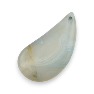 Agat kaboszon z dziurką 48x24 mm nr 197