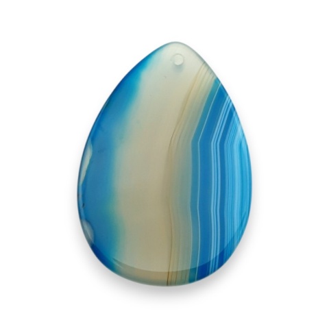 Agat kaboszon z dziurką 48x33 mm nr 214 Agat kaboszon z dziurką 48x33 mm nr 214
