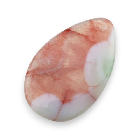 Agat kaboszon z dziurką 49x31 mm nr 236 Agat kaboszon z dziurką 49x31 mm nr 236
