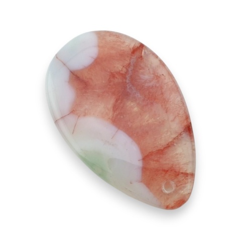Agat kaboszon z dziurką 49x31 mm nr 236 Agat kaboszon z dziurką 49x31 mm nr 236