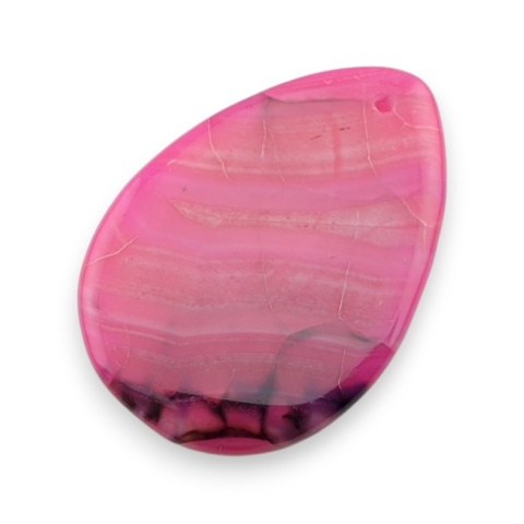 Agate cabochon with mounting hole 49x35 mm no 211 Agate cabochon with mounting hole 49x35 mm no 211