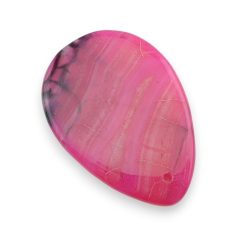 Agate cabochon with mounting hole 49x35 mm no 211 Agate cabochon with mounting hole 49x35 mm no 211