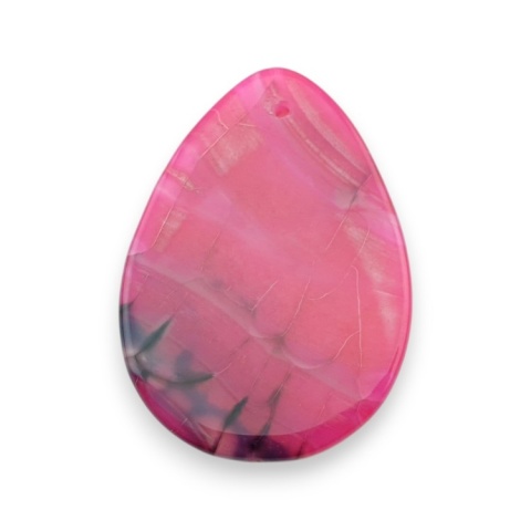 Agate cabochon with mounting hole 49x35 mm no 211 Agate cabochon with mounting hole 49x35 mm no 211