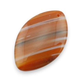 Agat kaboszon z dziurką 50x32 mm nr 203