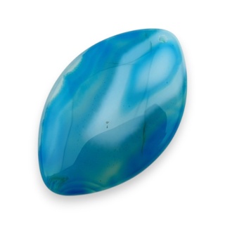 Agat kaboszon z dziurką 50x32 mm nr 215