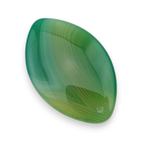 Agat kaboszon z dziurką 50x32 mm nr 218