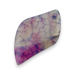 Agat kaboszon z dziurką 51x30 mm nr 239